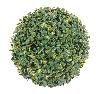Plante artificielle Boule de buis artificiel - décoration intérieure - 23 cm vert/jaune