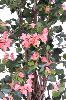 Plante artificielle fleurie Bougainvillier - arbre semi-naturel d'intérieur - H.150cm rose