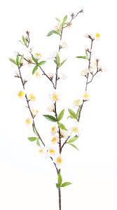 Fleur artificielle branche de cerisier blanc 42 fleurs H.70cm