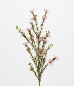 Fleur artificielle Wax - composition bouquet - H.58cm rose