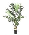 Palmier artificiel Areca Plast - plante intérieur extérieur - H.100cm vert