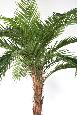 Palmier artificiel Phoenix Canariensis - plante intérieur - H.370cm vert