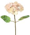 Fleur artificielle Hortensia - création bouquet fleur coupée - H.65 cm rose jaune