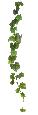 Guirlande artificielle de vigne vierge - décoration intérieure - H.180cm vert