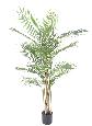 Palmier artificiel Areca Plast - plante intérieur extérieur - H.120cm vert