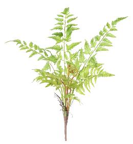 Plante artificielle fougère en piquet - décoration d'intérieur - H.68cm vert