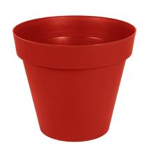 Pot pour fleur Toscane rond intérieur extérieur Ø.100cm rouge EDA PLASTIQUES