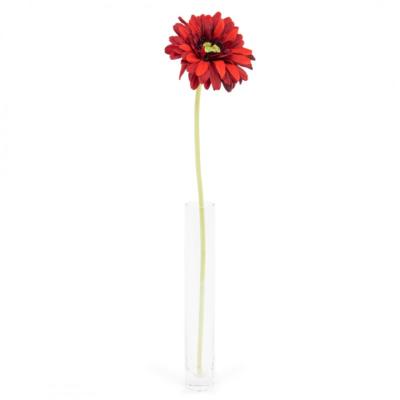 Fleur artificielle Gerbera - composition bouquet artificiel - H.50 cm rouge