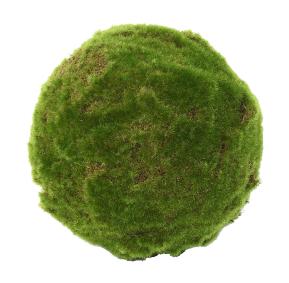 Boule de mousse artificielle - décoration d'intérieur - H.23cm vert