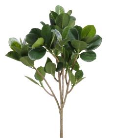 Feuillage artificiel Ficus panda - création composition florale - H.40 cm vert