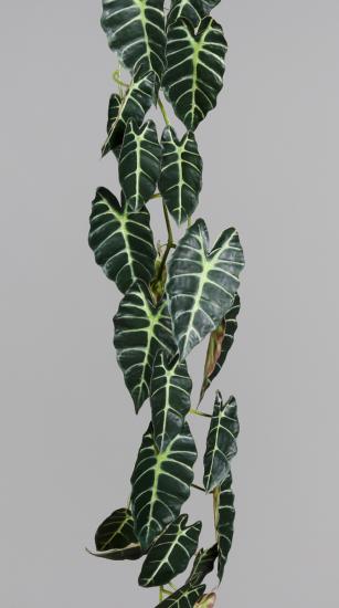 Feuillage artificiel Guirlande Alocasia - plante verte d'intérieur - H.120cm