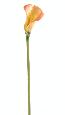 Fleur artificielle Calla Lily - création bouquet - H.90 cm rose orange