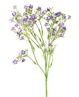 Fleur artificielle Myosotis - composition bouquet - H.50 cm violet