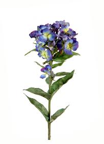 Fleur artificielle de Phlox - création florale intérieur - H.70cm bleu