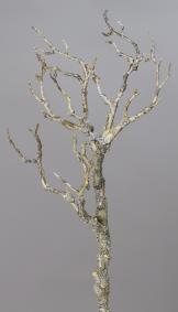 Branche artificielle bois avec mousse et lichen - décoration d'intérieur - H.40cm