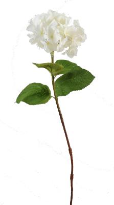 Fleur artificielle Hortensia - création bouquet - H.80 cm blanc