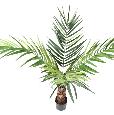 Palmier artificiel kentia tronc - décoration d'intérieur - H.120cm vert