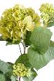 Plante artificielle Hortensia en piquet - fleurs pour intérieur - H.82cm vert