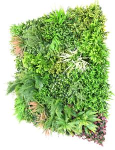 Plaque végétale artificielle plantes UV résistant - décoration murale - H.100cm