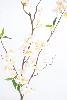 Fleur artificielle branche de cerisier blanc 76 fleurs H.115cm