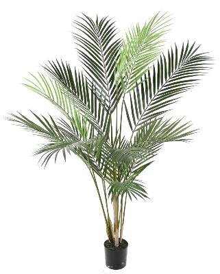 Palmier artificiel Areca Plast - plante intérieur extérieur - H.100cm vert
