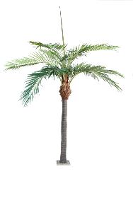 Palmier luxe fibre de coco - plante artificielle d'intérieur - H.400cm