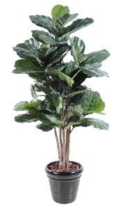 Arbre artificiel Ficus Lyrata - plante synthétique d'intérieur - H.190cm vert