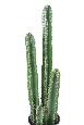 Cactus artificiel Barrel 4 troncs - plante d'intérieur - H. 135 cm vert