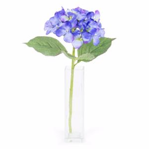 Fleur artificielle Hortensia - composition bouquet - H. 38cm bleu