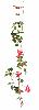 Guirlande artificielle bougainvillier en fleur - intérieur - H.110cm fuchsia