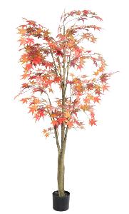 Plante artificielle Aralia automne - arbre synthétique pour intérieur - H.175cm