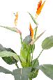 Plante artificielle fleurie Strelitzia 3 fleurs larges - décoration intérieure - H.98 cm