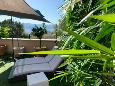 Haie artificielle Bambou New UV résistant - extérieur balcon terrasse - H. 185cm socle 95cm