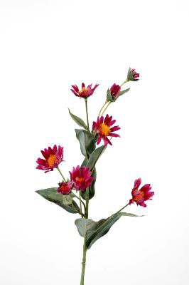 Fleur artificielle Aster - composition création florale - H.45cm violet