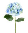 Fleur artificielle Hortensia - création bouquet fleur coupée - H.55cm bleu