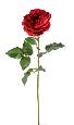 Fleur artificielle rose Anglaise Ø.14cm - haute gamme - H.85cm rouge