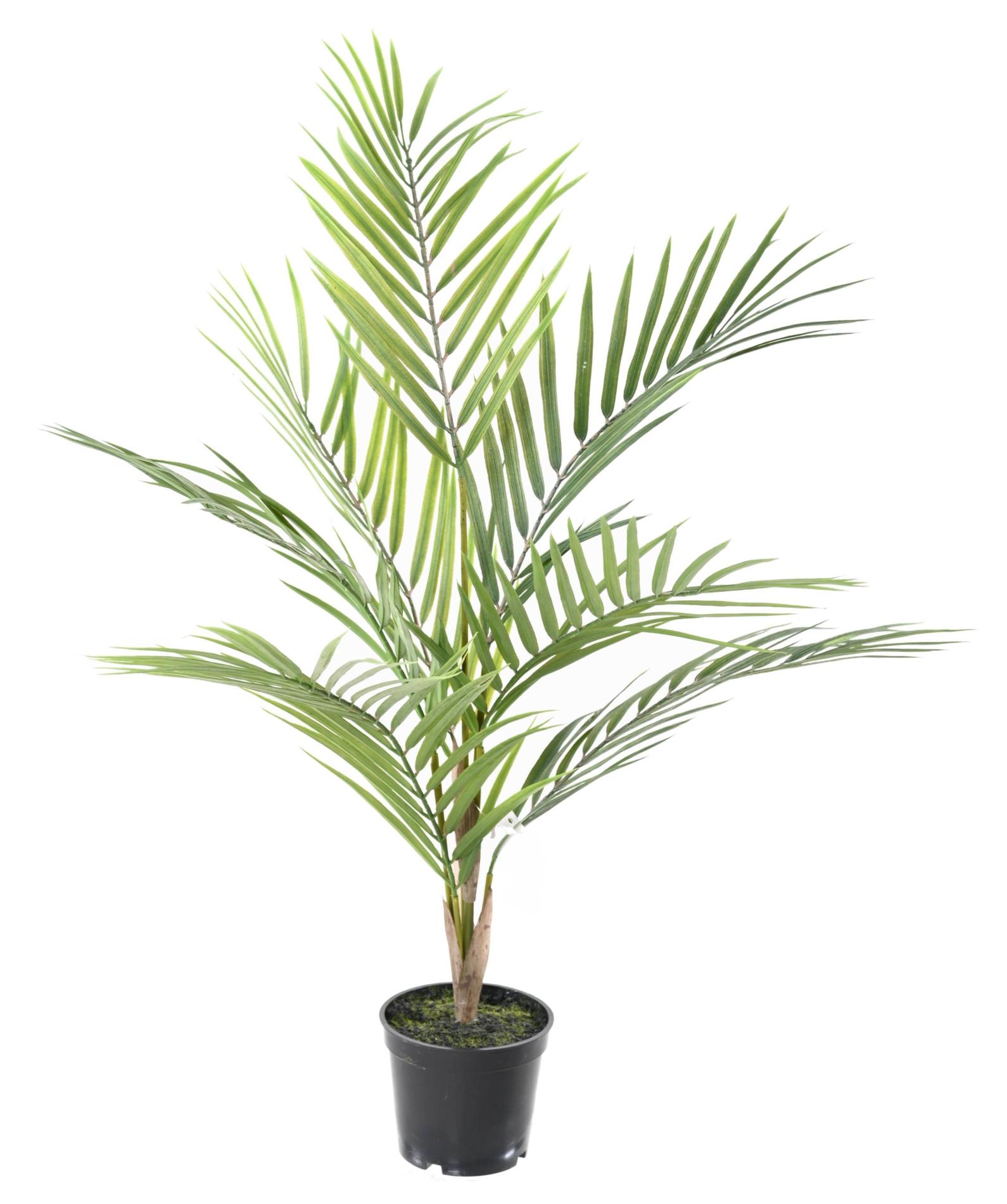 Palmier artificiel Areca Plast - plante intérieur extérieur - H.60 cm vert