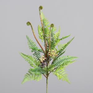 Plante artificielle Gerbe de fougère avec baies - décoration d'intérieur - H.78cm