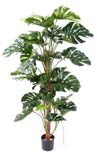 Plante verte artificielle Philodendron tuteur coco - plante d'intérieur - H.160cm