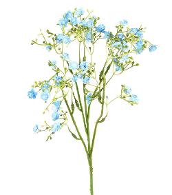 Fleur artificielle Myosotis - composition bouquet - H.50 cm bleu