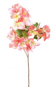 Fleur artificielle branche de bougainvillier - 55 fleurs 5 feuilles - H.70cm rose