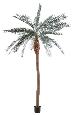 Palmier artificiel Phoenix tronc large - arbre pour extérieur - H.280cm vert