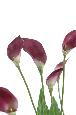 Fleurs artificielles en piquet Arome - plante fleurie synthétique - H.35cm violet