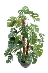 Plante verte artificielle Philodendron tuteur coco - plante d'intérieur - H.100cm