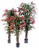 Arbre artificiel fleuri Bougainvillier - plante d'intérieur - H.150cm fuchsia