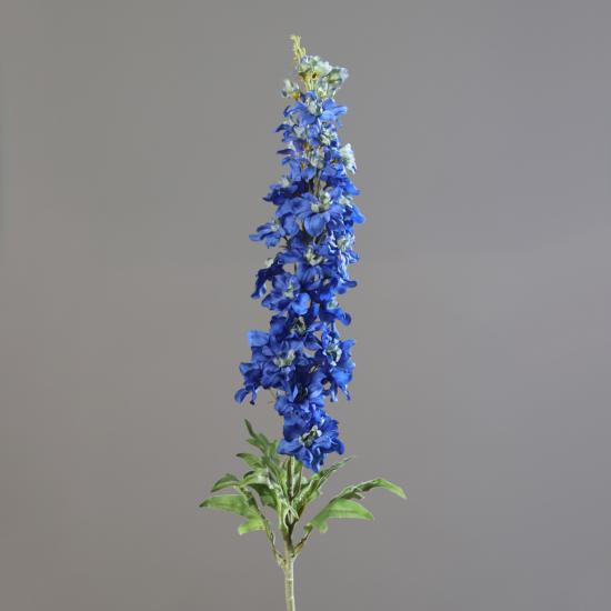 Fleur artificielle Delphinium - création de bouquet - H.107cm bleu