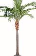 Palmier artificiel Phoenix Canariensis - plante artificielle luxe - H.380cm vert
