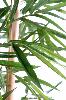 Bambou artificiel 3 cannes feuille large - intérieur - H.270cm