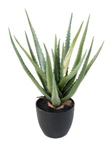 Plante artificielle Aloe vera - plante extérieur intérieur - H.48 cm vert