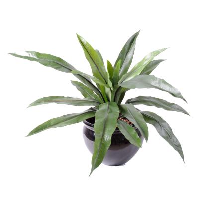 Plante artificielle Asplenium 15 feuilles -plante d'intérieur - H.40cm vert